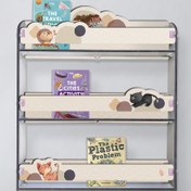 Resim Popcorn Kids Pettıng Üçlü Duvar Rafı 