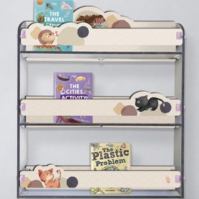 Resim Popcorn Kids Pettıng Üçlü Duvar Rafı 