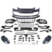 Resim Porsche Panamera İçin Uyumlu 2011-2013 İçin Full Facelift 2018 GTS BodyKit ( Farlar Dahil ) 