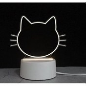 Resim Yaratıcı Led Yazı Tahtası 7 Renkli Gece Lambası, Dokunmatik Ve Uzaktan Kumanda 6 Çok Renkli 