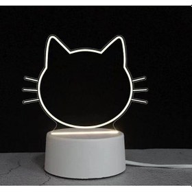 Resim Yaratıcı Led Yazı Tahtası 7 Renkli Gece Lambası, Dokunmatik Ve Uzaktan Kumanda 6 Çok Renkli 