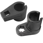 Resim 1 adet Offet Oksijen Sensörü Soketi 3/8 İnç Sürücü 7/8 İnç 22mm Tel Kapı Sensörü Yanından Erişir, O2 Tel Hasarını Önler, Araçların Çoğu Modeli için Evrensel Offet Pulle 