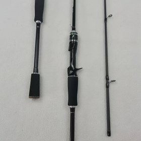 Resim Karbon Siyah Yem Çubuğu M Ton Karbon Fiber Malzeme İki Bölümlü Tak ve Uzatma Çubuğu Döküm Çubuğu Deniz Çubuğu Uzun Atış Çubuğu Yem Çubuğu Balıkçılık için Uygun Levrek, Alabalık, Demir Plaka Yavaş Sallama, Levrek, Tatlısu Sazanı 
