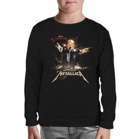 Resim Metallica - James Concert Siyah Çocuk Sweatshirt 