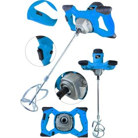 Resim Alman Pro 2400 Watt Bakır Sargılı Devir Ayarlı Elektirikli Alçı Boya ve Harç Karıştırıcı Mikser 