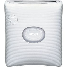Resim Fujifilm Instax Sq Link Beyaz Yazıcı 20LI Square Film Kılıf Albüm Pleksi Çerçeve ve Kıskaçlı Stand 