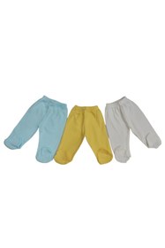 Resim bebedino Patikli Alt Pijama Ayaklı 3 Lü Paket 