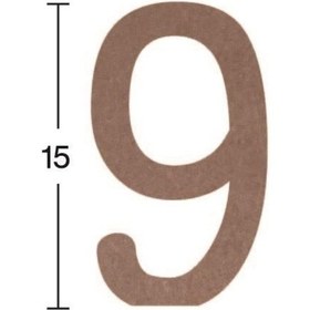 Resim Rakam Ahşap Obje 18Mm - 9 