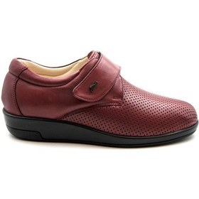 Resim DR.COMFORT DERİ DİYABETİK ORTOPEDİK KADIN AYAKKABISI DR.2014 ZIM. Bordo 