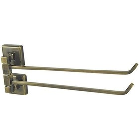 Resim Çelik Banyo Kumru Döner Havluluk Antik Renkli Sarı 