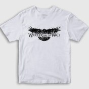 Resim Presmono Unisex Çocuk Beyaz Watchers Game Of Thrones T-Shirt 