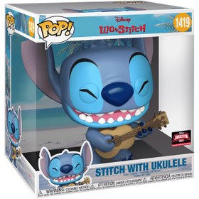 Resim Funko POP Deluxe 10'': Stitch with Ukulele 10" 