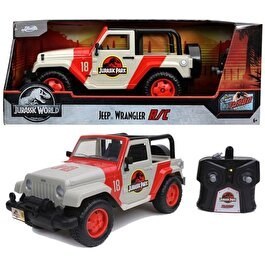 Resim Jurassic World 1:16 Jeep Wrangler Kumandalı Arazi Aracı 