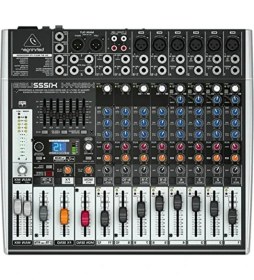 Resim Erdo Ticaret 12 Kanal Efektli Analog Mikser, USB Girişi ile Profesyonel Ses Yönetimi 