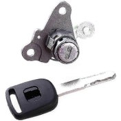 Resim Honda Fit Jazz 2003-2008 Araç Sol Kapı Kilidi Silindiri Anahtar Seti Hırsızlık Önleyici Aksesuarlar 