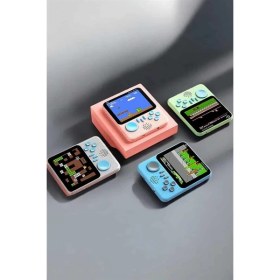 Resim HERŞEYBURDAMODA Mini Atari El Atarisi 3.5 Inç Ekran Çift Konsol 666 Adet Oyun Gameboy El Atarisi 