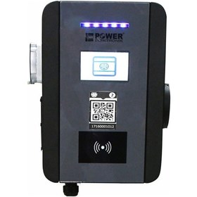 Resim Power Electronic Business EVC 11 KW Kablolu Elektrikli Araç Şarj İstasyonu 