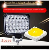 Resim Motion003 2 Adet 4 İnç Led Araba Işıkları Süper Parlak Dayanıklı Gündüz Rengi Tüm Ar 