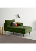 Resim Ürgüp Dinlenme Koltuğu Puf Josefin Dinlenme Koltuğu Kitap Okuma Kanepesi - Sol Kolçaklı Yeşil 
