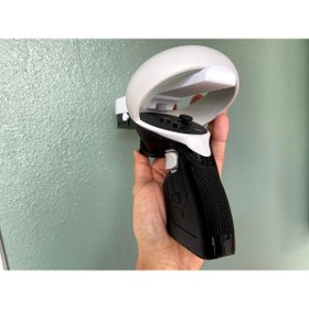 Resim Morphena3D Oculus Quest 2 / 3 VR Tabanca Aparatı – VR KOL DEĞİLDİR. – VR Oyun Kontrol Tutucu 