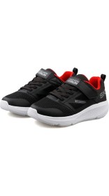Resim Skechers Go Run Elevate Siyah Çocuk Ayakkabı 403982L-BKRD Erkek Çocuklar İçin Konforlu Tasarım 