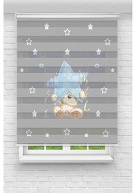 Resim Perdecizade Enxboy Mavi Yıldız Dijital Baskılı Zebra Perde-cocuk Odası-stor Perde Tyc7989fc2bf2d7b06a487600 Renkli 