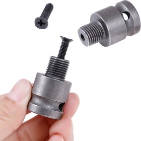Resim Depolife 1/2 Somun Sıkma Matkap Mandren Adaptör Somun Sökme Makinesini Mandrene Çevirici Paratı 