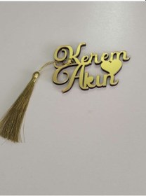 Resim Kitap Ayracı Kişiye Özel İsim Temalı -3 Çok Şık Hediye 