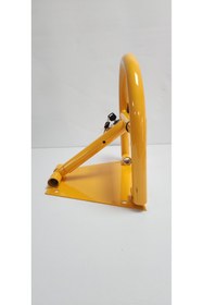 Resim HCA LİMİTED Oval Çelik Kilitli Otopark Bariyeri | Yatar U Tip Park Demiri 