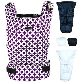 Resim Mamadusbaby Yenidoğan Set Ergonomik Kanguru Mürdüm 