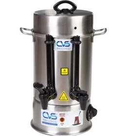 Resim CVS 911-07 Termostatlı 8 Lt Elektrikli 80 Bardak Paslanmaz Çelik Semaver Çay Otomatı Makinesi 