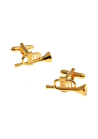 Resim Ocean Pole Erkek Sarı Altın Trompet Kol Düğmesi Befvw478 