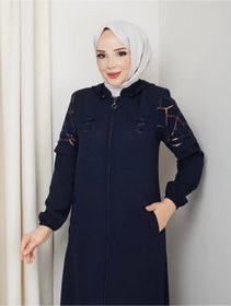 Resim ALDİNİ Mevsimlik Tesettür Ferace 