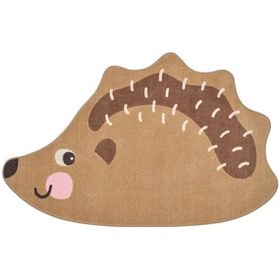 Resim Çocuk Halısı, Kahverengi, 94x150 Cm Açık Bej 