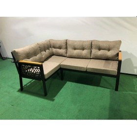 Resim Melisa 2+2 Köşe Yön Değiştirilebilir Koltuk Takımı Balkon-bahçe-kafe-çay Seti Fonksiyonel Cappuccino 