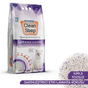 Resim Jadawa Clean Step Topaklanan Lavanta Kokulu Doğal Kedi Kumu 1 Adet İnce 10 Lt 