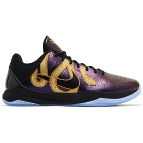 Resim Nike Kobe 5 Protro Year of the Mamba Eggplant Basketbol Ayakkabısı 