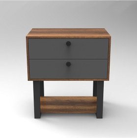 Resim Robin Home Vivaldi C Ofis 2 Çekmeceli Keson Metal Ayaklı Barok 