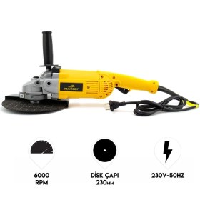Resim 230MM Güçlü Taşlama Makinesi 2200W Profesyonel Performans 