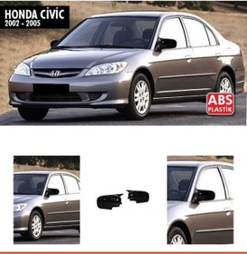 Resim autovision Honda Civic Vtec2 Yarasa Ayna Kapağı Batman Ayna 2002-2005 Arası 