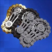 Resim Metalik Dişli Fidget Spinner Zincir - Siyah, Altın ve Gümüş, Parmak Egzersizi için Rahat Yetişkin Oyuncak, Rahatlık Aksesuarı | Dekoratif Zincir | Dayanıklı Metal Zincir, Fidget Spinner 