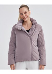 Resim Skechers W Outerwear Padded Jacket Kadın Foggy Lilac Mont S232044-506 Pembe 