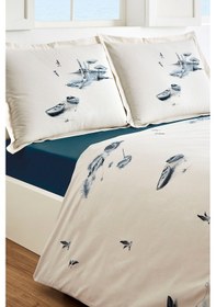 Resim Özdilek Rowboat Tek Kişilik Nevresim Takımı Mavi 