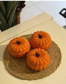 Resim Lotus Kavanoz Bal Kabağı 3 Lü Turuncu 