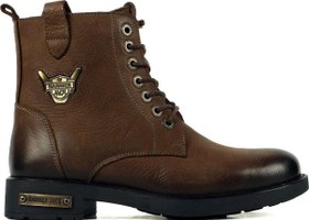 Resim Hammer Jack Hakiki Deri Olive Nubuk Kadın Bot 