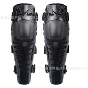 Resim Motosiklet Açık Hava Spor Diz Pedleri Bisiklet Rüzgar Geçirmez Ve Düşmeye Dayanıklı Kayak Bacaklar Koruyucu Gümüş - Siyah 