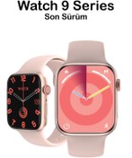 Resim TECHNOMEN Akıllı Saat Watch 9 Pro Plus Amoled Ekran Kulaklık Bağlantılı Ses Kayıt 2GB Hafıza 45 mm Son Sürüm 