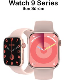 Resim TECHNOMEN Akıllı Saat Watch 9 Pro Plus Amoled Ekran Kulaklık Bağlantılı Ses Kayıt 2GB Hafıza 45 mm Son Sürüm 
