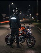 Resim BJACKS Motorsports Wear KTM Urban Reflective Polar Ceket – Şehrin Işığında, KTM Ruhu Üzerinde 