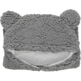 Resim Lamb Plush Sleeping Bag Newborn Baby Swaddling Quilt - Brown / Set 